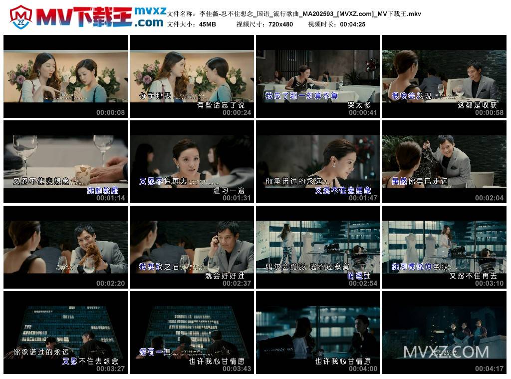 李佳薇-忍不住想念_国语_流行歌曲_MA202593